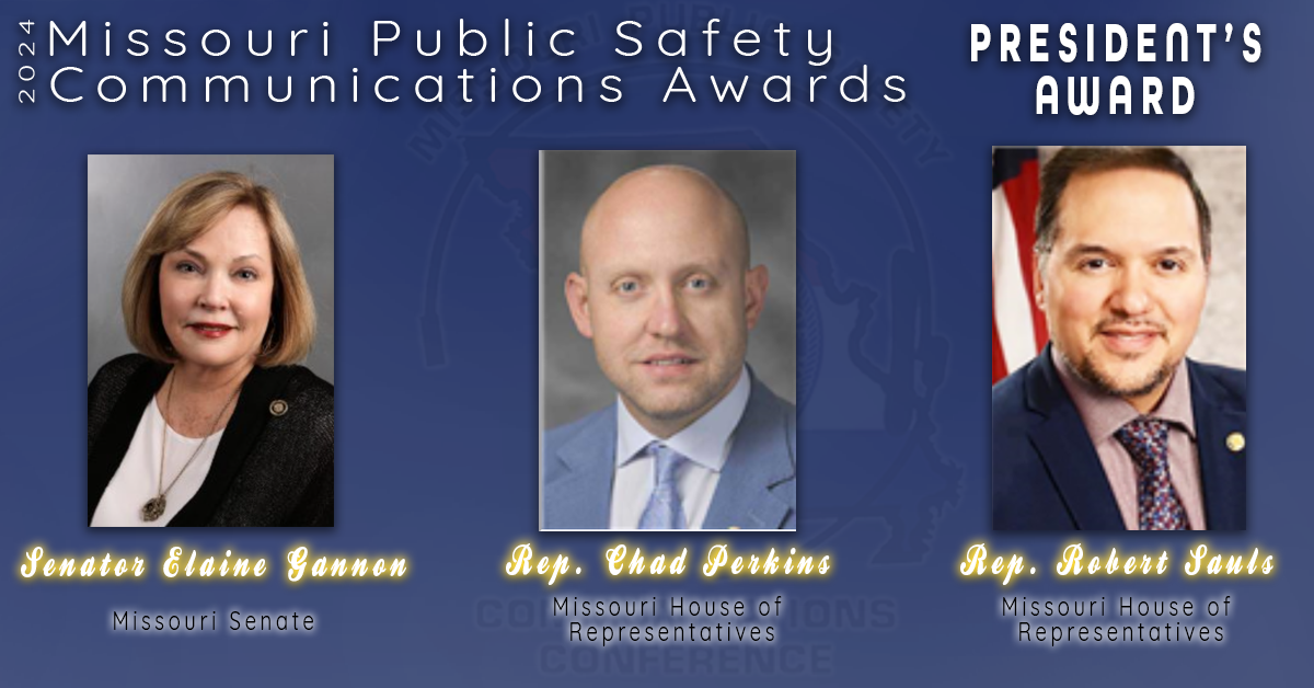 Sen. Gannon, Rep. Perkins and Rep. Sauls were the three primary sponsors of reclassification bills during the 2023 legislative session. These bills ultimately lead to the language being included in SB24 which recognized Telecommunicators as First Responders.